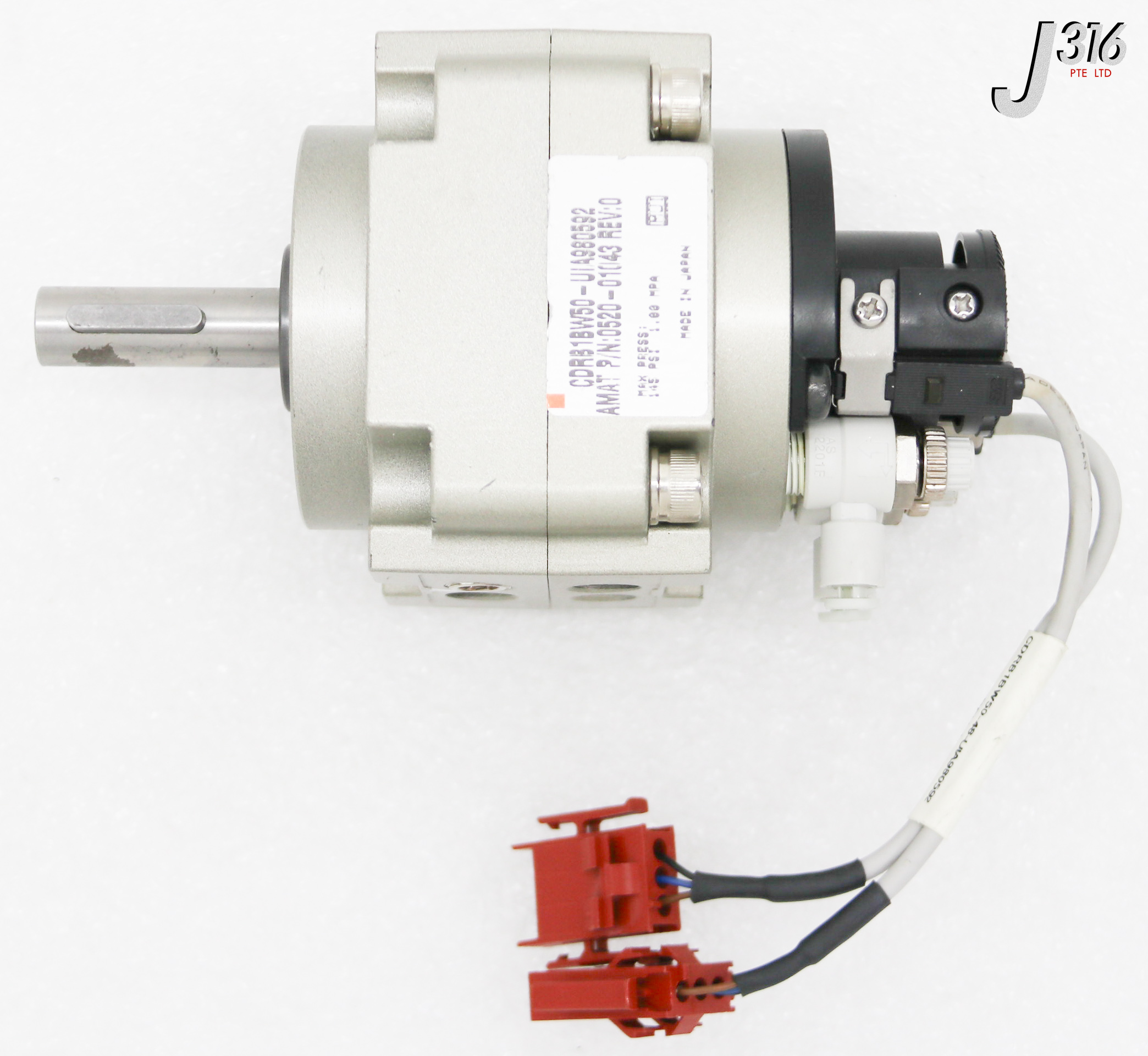 40312 SMC CYLINDER ROTARY ACTUATOR, AMAT 0520-01043 CDRB1BW50